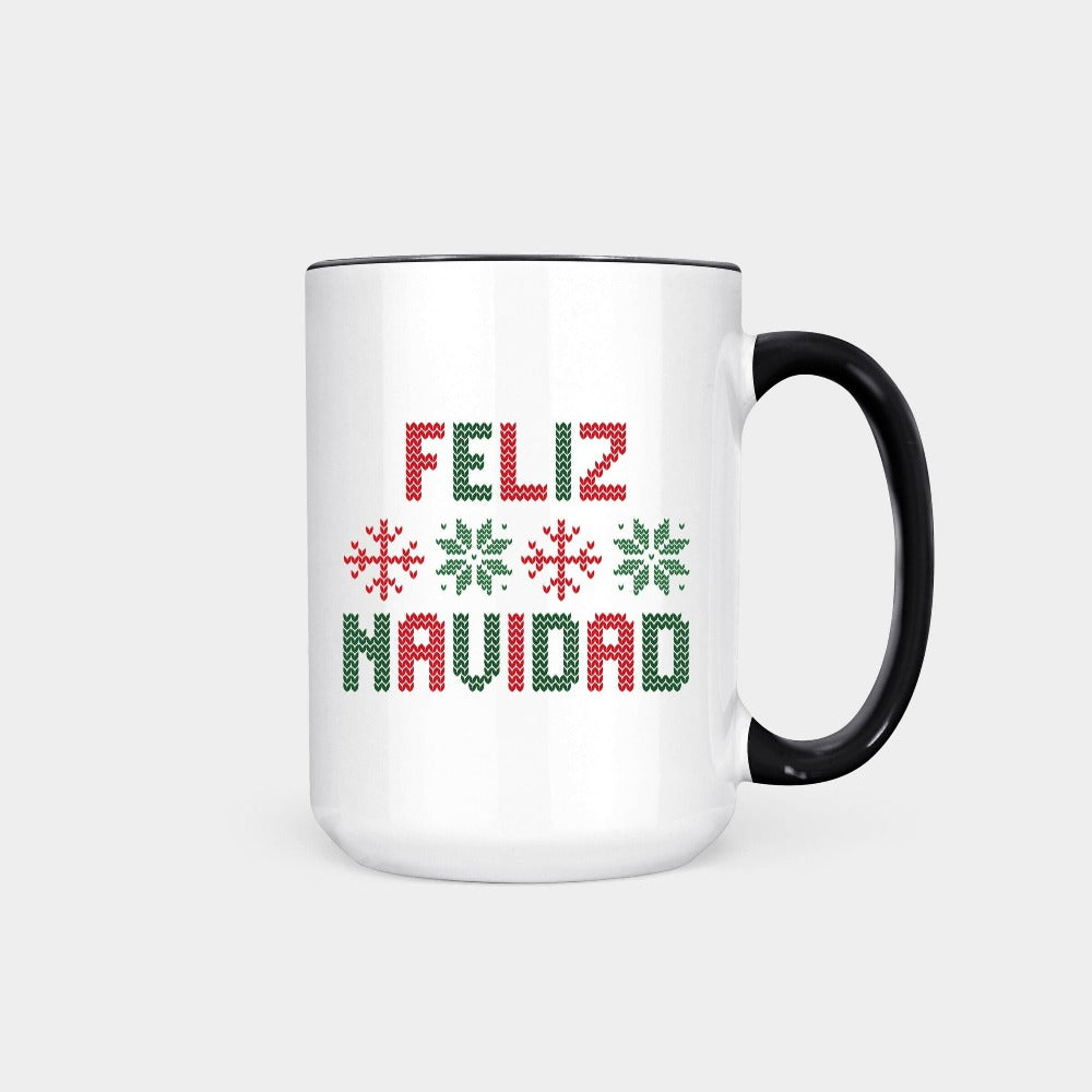 Christmas Mug, Feliz Navidad Christmas Song Mug, Winter Holiday Cup, Cute Mug for Christmas, Grandma Christmas Mug, Christmas Gifts
