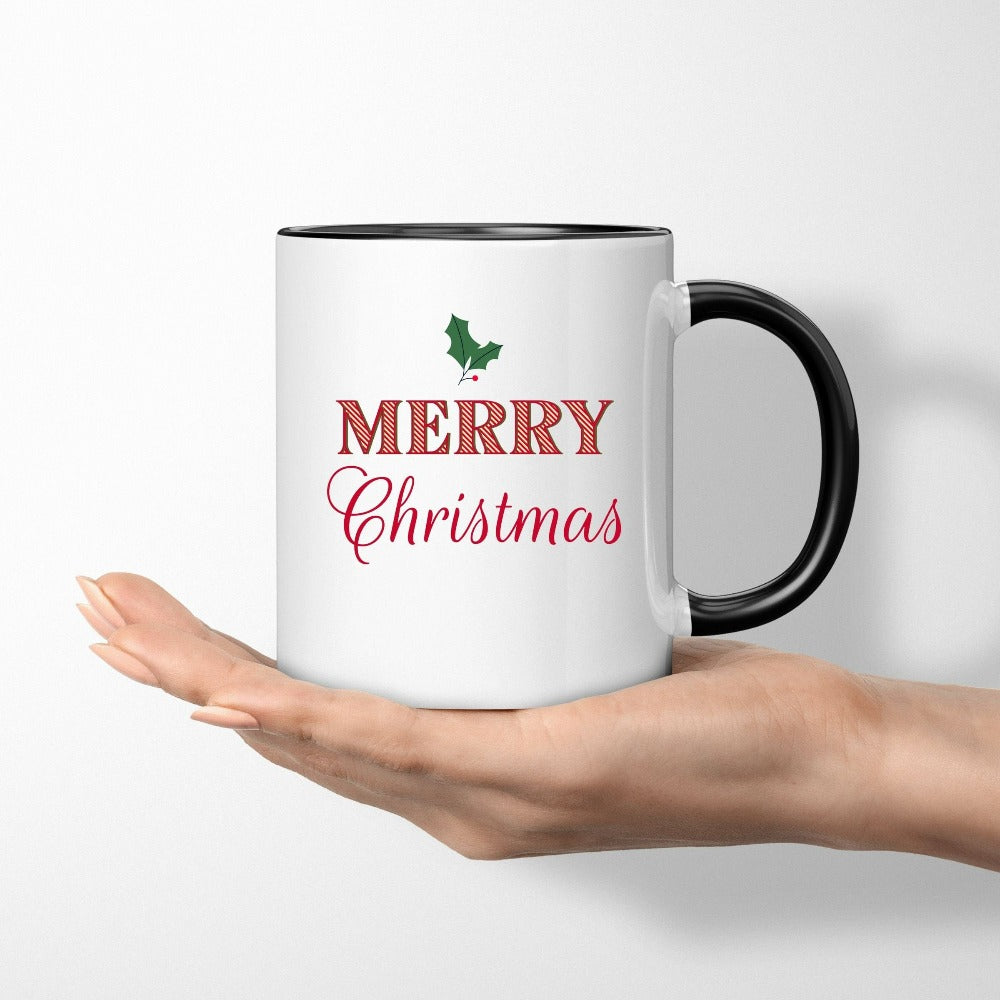 Christmas Mug for Women Bestfriend Friend BFF, Merry and Bright Family Gift Ideas, Teacher Christmas Coffee Mug, Holiday Season Cups