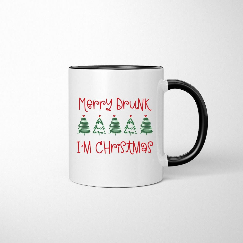 Christmas Mug Gift Ideas, Hot Chocolate Mug, Happy Holiday Cup, Beverage Ceramic Mug, Family Xmas Campfire Cup, Christmas Coffee Mug, Xmas Gift for Coworker Officemate