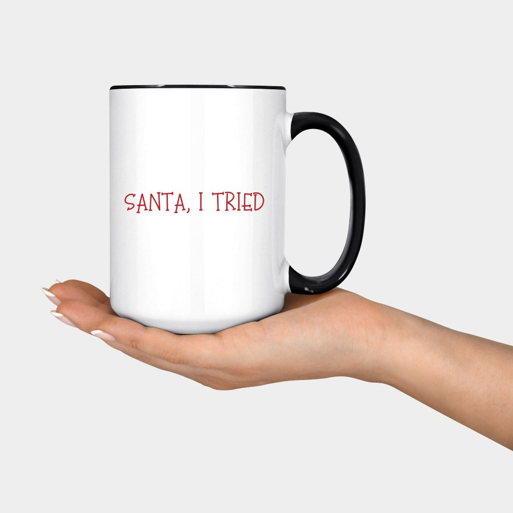 Christmas Mug, Winter Holiday Cups, Cute Santa Gift Ideas, Family Campfire Cups, Holiday Coffee Mug, Christmas Party Cups, Xmas Gift, Funny Winter Mug