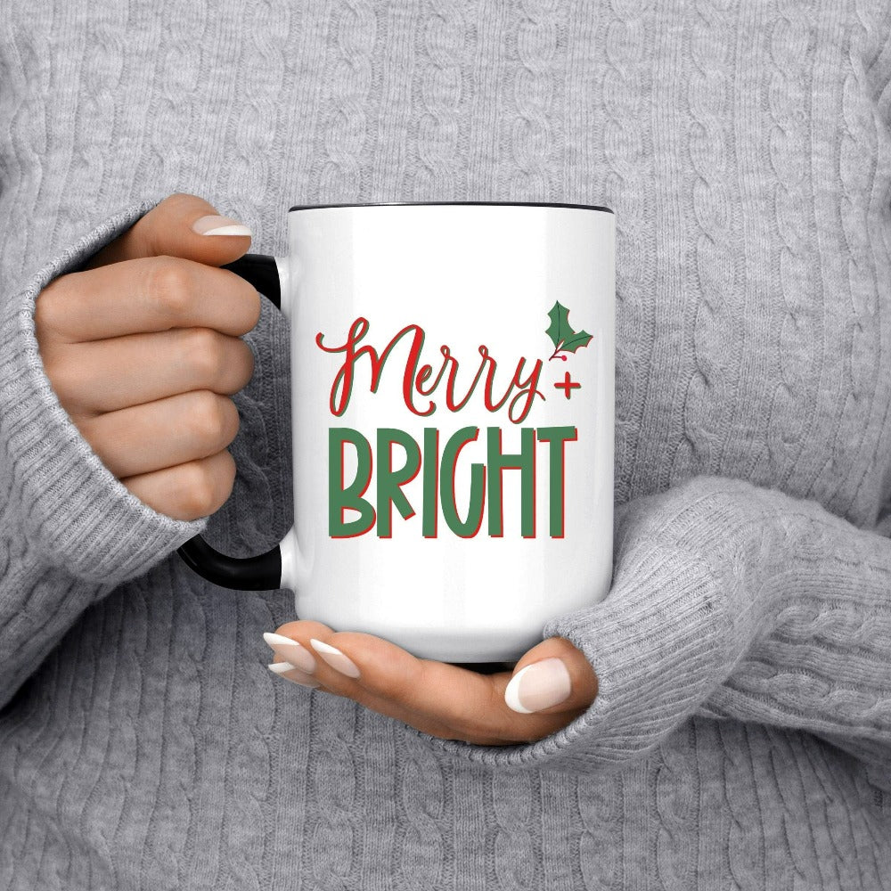 Christmas Mugs, Merry Christmas Coffee Mug, Holiday Camping Mugs, Xmas Christmas Stocking Stuffer, Gift for Co-Worker, Secret Santa 