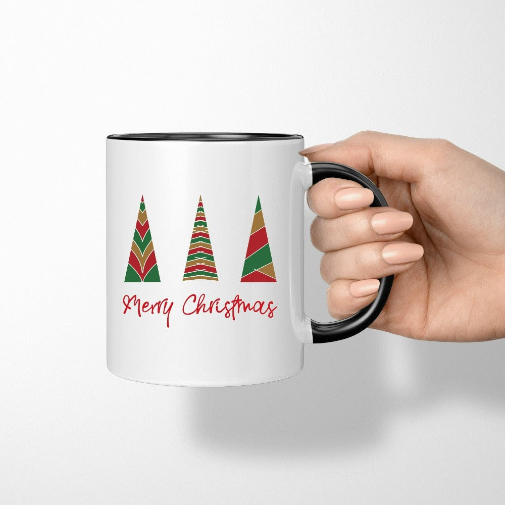 Christmas Mugs, Merry Christmas Coffee Mugs, Christmas Trees Holiday Presents, Xmas Stocking Stuffer Gifts, Family Sister Friend Gift