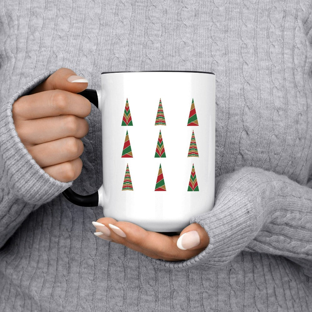 Christmas Mugs, Merry Christmas Coffee Mugs, Christmas Trees Holiday Presents, Xmas Stocking Stuffer Gifts, Family Sister Friend Gift