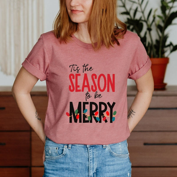 Funny Santa Beard Sweatshirt Cute Christmas Shirt for Women 