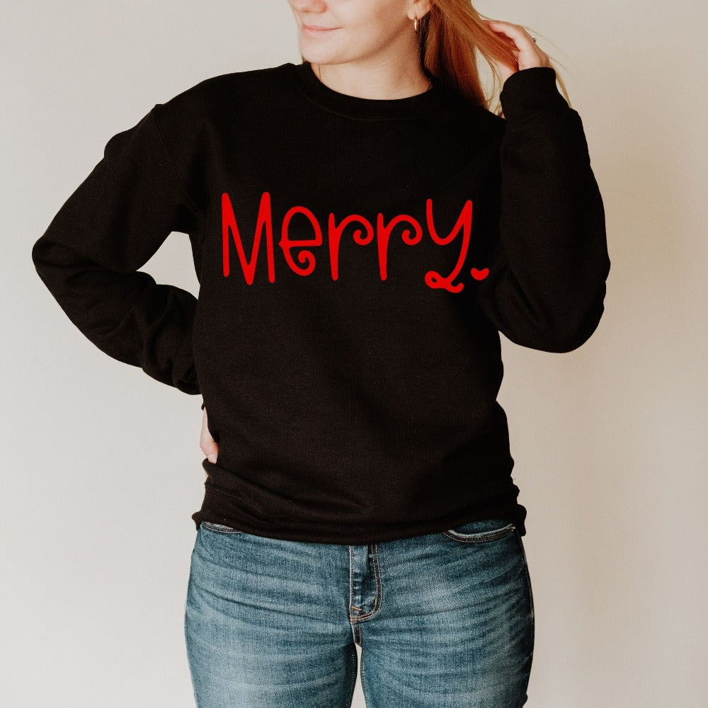 Christmas Sweater for Family, Xmas Holiday Vacation Outfit, Ugly Christmas Pajamas, Cute Winter Sweatshirt, Christmas Vibes Sweater, Xmas Group Top