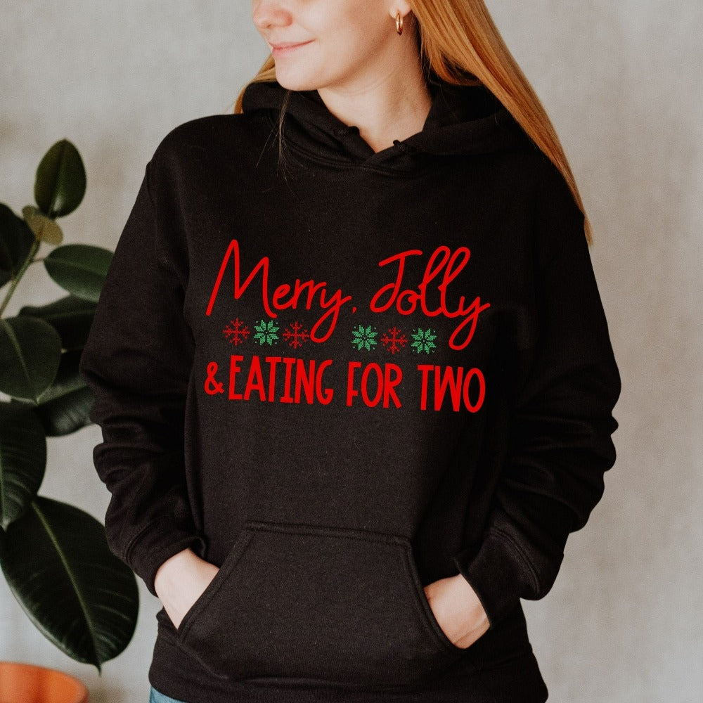 Christmas Sweater for Women Mom, Christmas Pregnancy Shirt, Cute Pregnancy Tops, Maternity Christmas Shirt, Baby Reveal Xmas Outfit