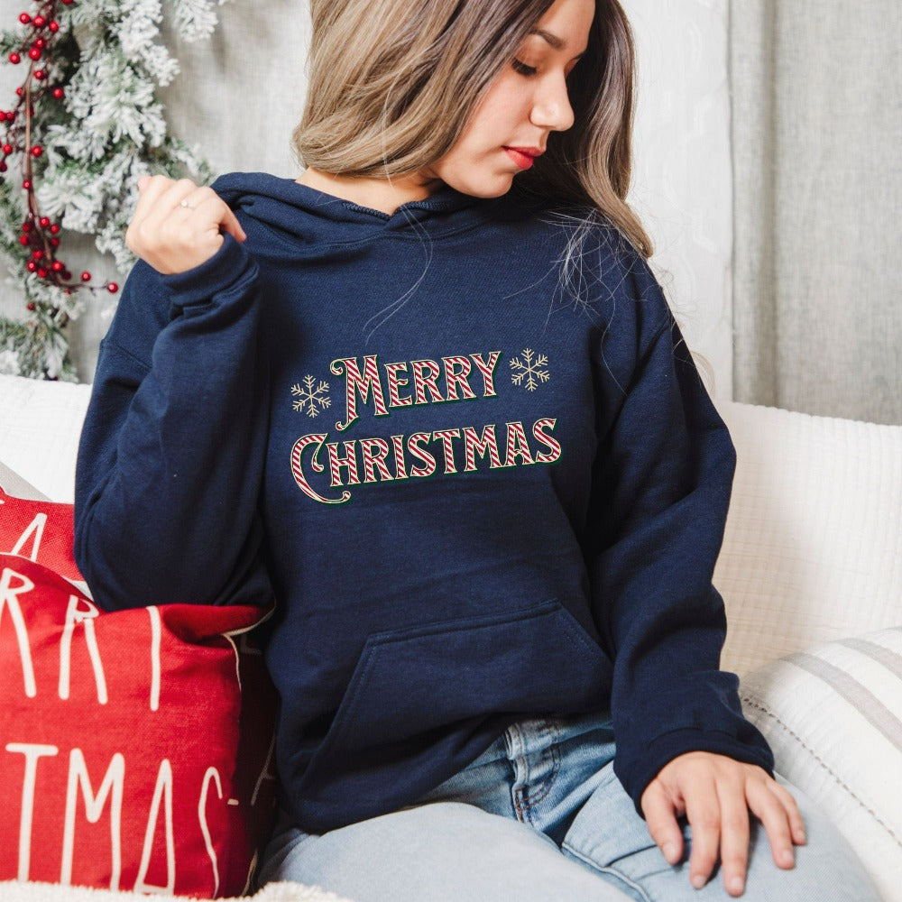 Merry Christmas Snowdrops Hoodie