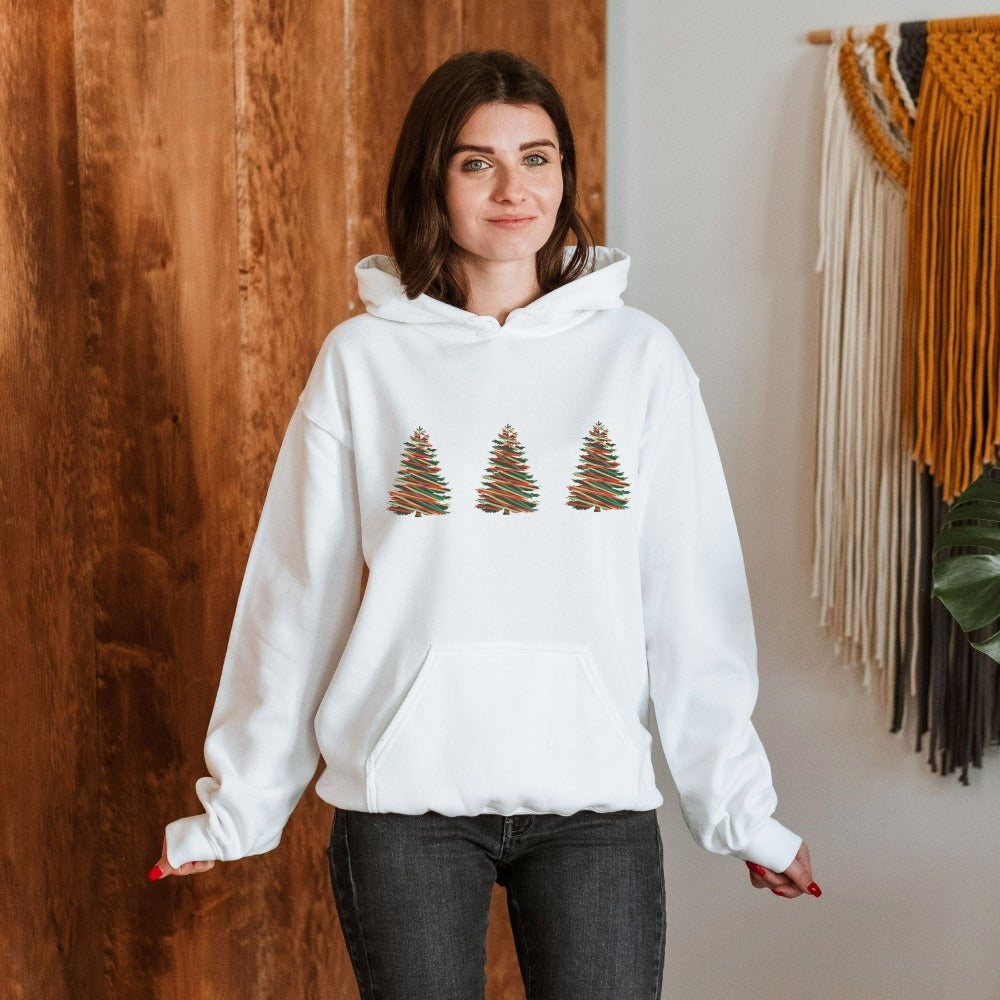 Christmas Sweatshirt, Merry Christmas Gift, Womens Winter Sweater, Xmas Holiday Present for Ladies, Family Matching Group Top, Xmas Outfit