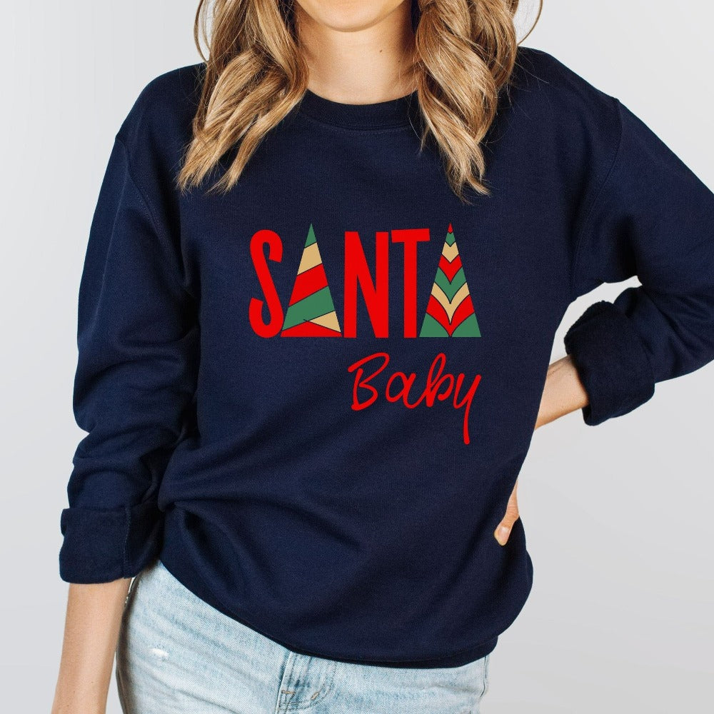 Christmas Sweatshirt, Merry Christmas Gifts, Women's Xmas Pajama Top, Family Matching Sweater, Ladies Womens Christmas Sweatshirt