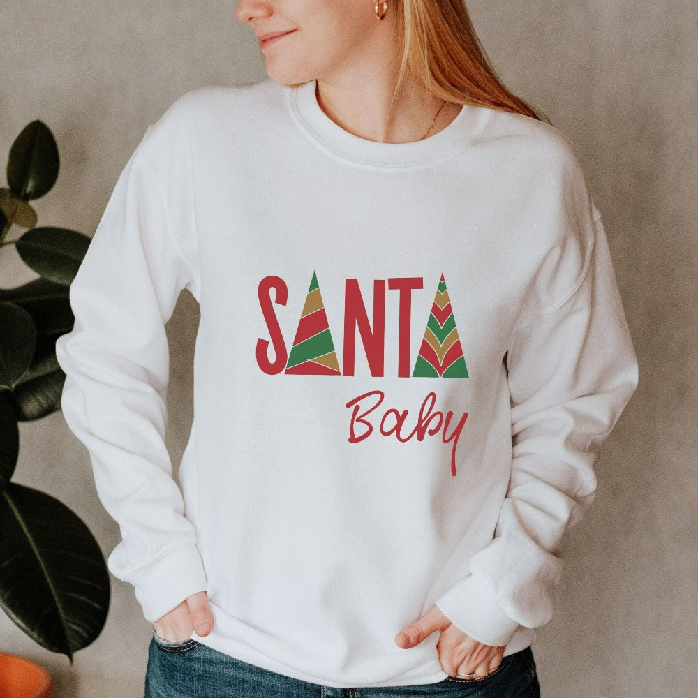 Christmas Sweatshirt, Merry Christmas Gifts, Women's Xmas Pajama Top, Family Matching Sweater, Ladies Womens Christmas Sweatshirt