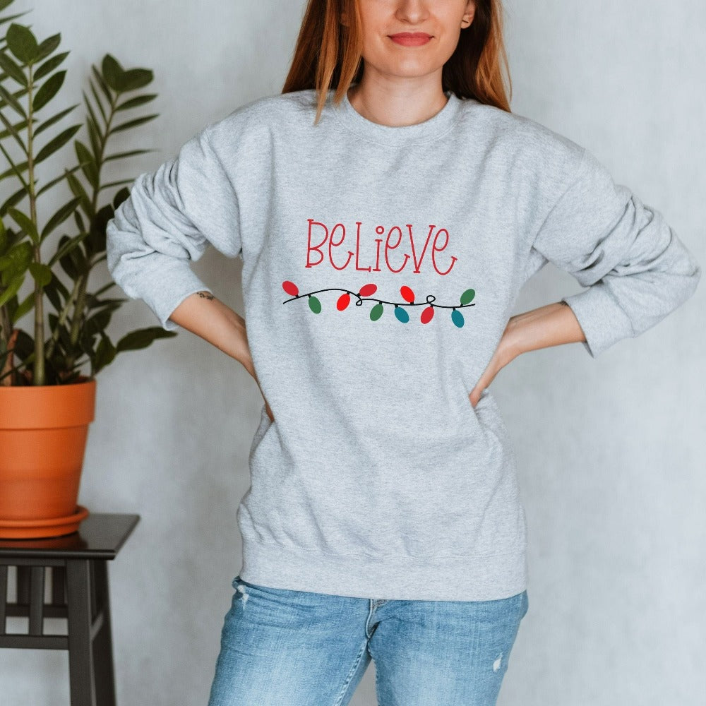 Christmas Sweatshirt, Winter Holiday Gifts for Women, Unisex Couple Matching Sweater, Merry Christmas Gift, Xmas Party Pajamas Top