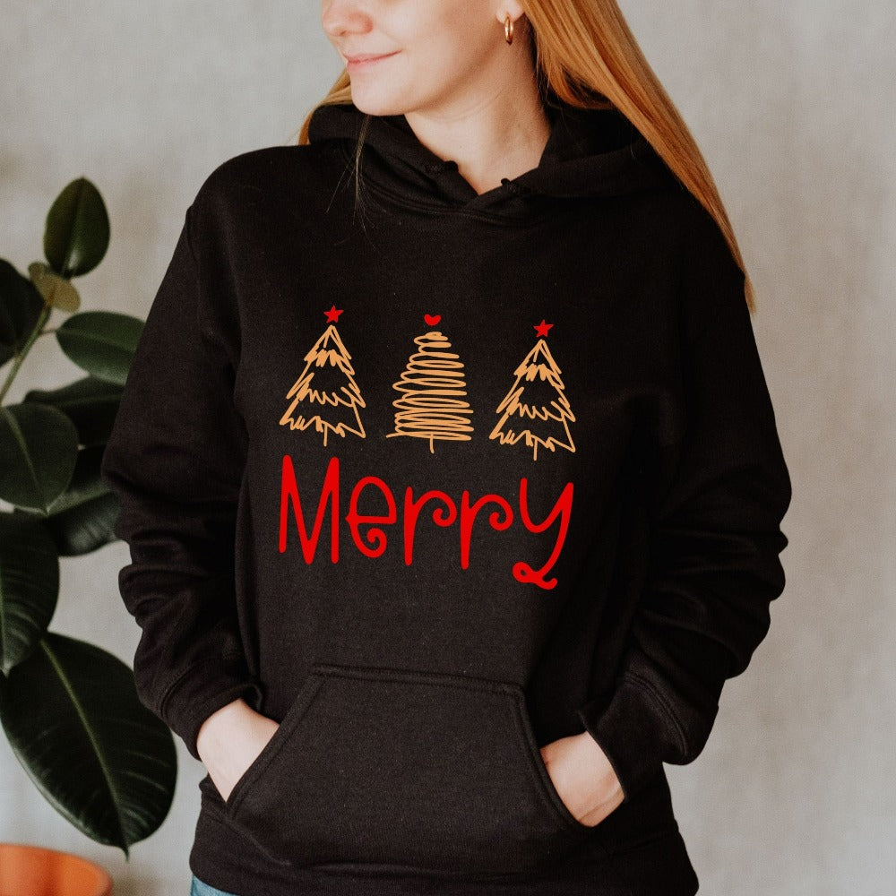 Christmas Sweatshirt, Womens Holiday Gift Idea, Crewneck Sweater, Merry Xmas Present, Matching Family Christmas Vacation Shirt, Christmas Reunion Top