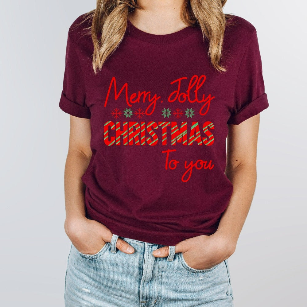 Christmas T-Shirts for Women, Christmas Party Tees, Family Christmas Vacation Shirt, Merry Xmas Gift Ideas, Christmas Jumper
