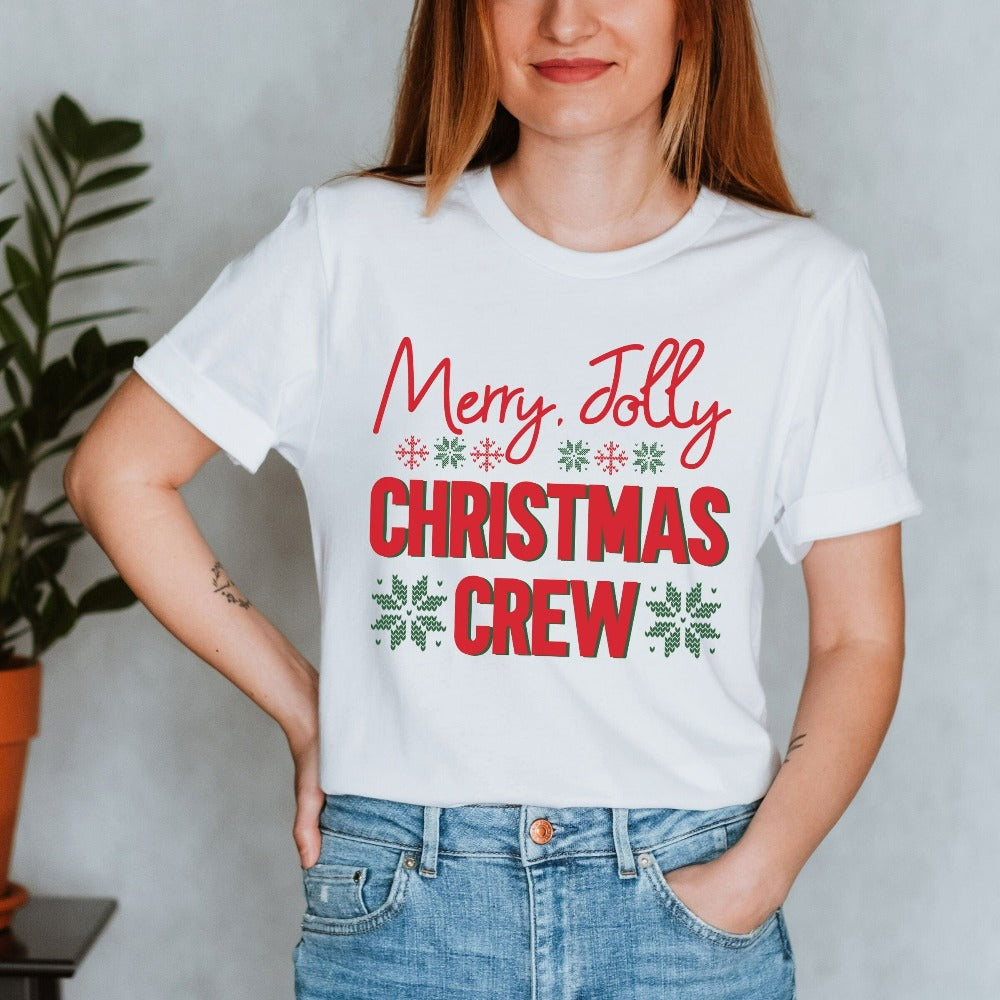 Christmas Tees for Women, Matching Christmas Party Tees, Family Christmas Vacation Shirt, Christmas Group Tshirt, Holiday Gift for Her