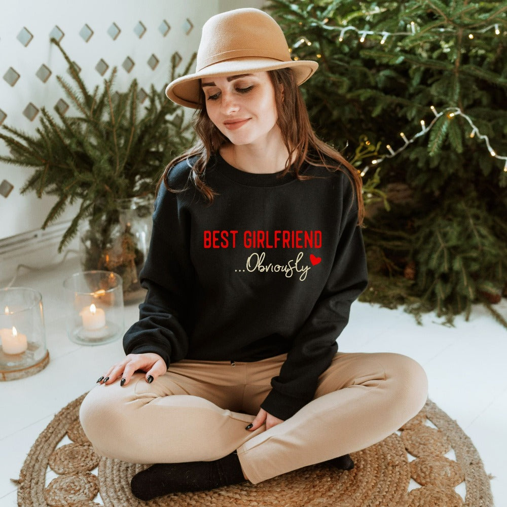 Couples Matching Sweatshirt, Valentine's Day Gift Ideas, Best Girlfriend Shirt, Boyfriend Shirt, Birthday Gift idea, Valentines Outfit