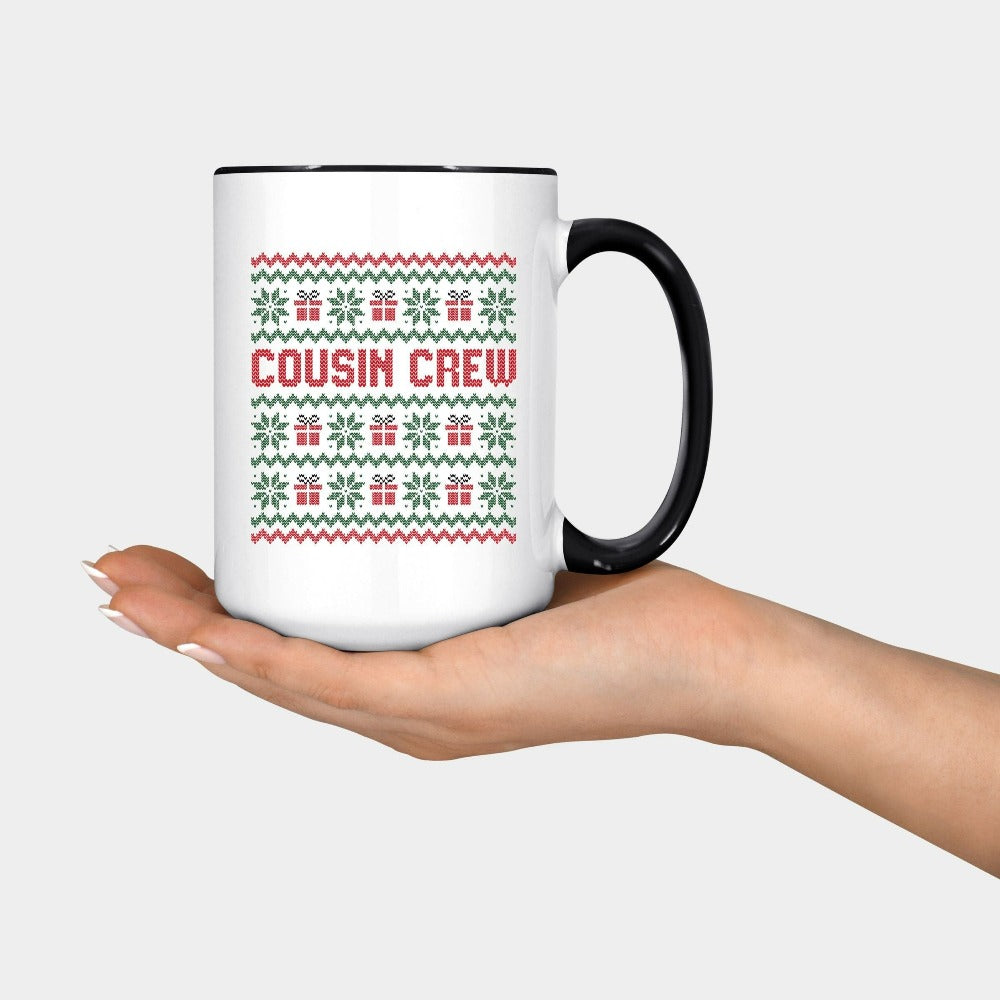 Cousin Christmas Gift, Matching Cousin Mug for Christmas, Holiday Christmas Mug, Cousin's Xmas Cup, Christmas Coffee Cup, Ceramic Mug, Xmas Gift for Cousin Nephew