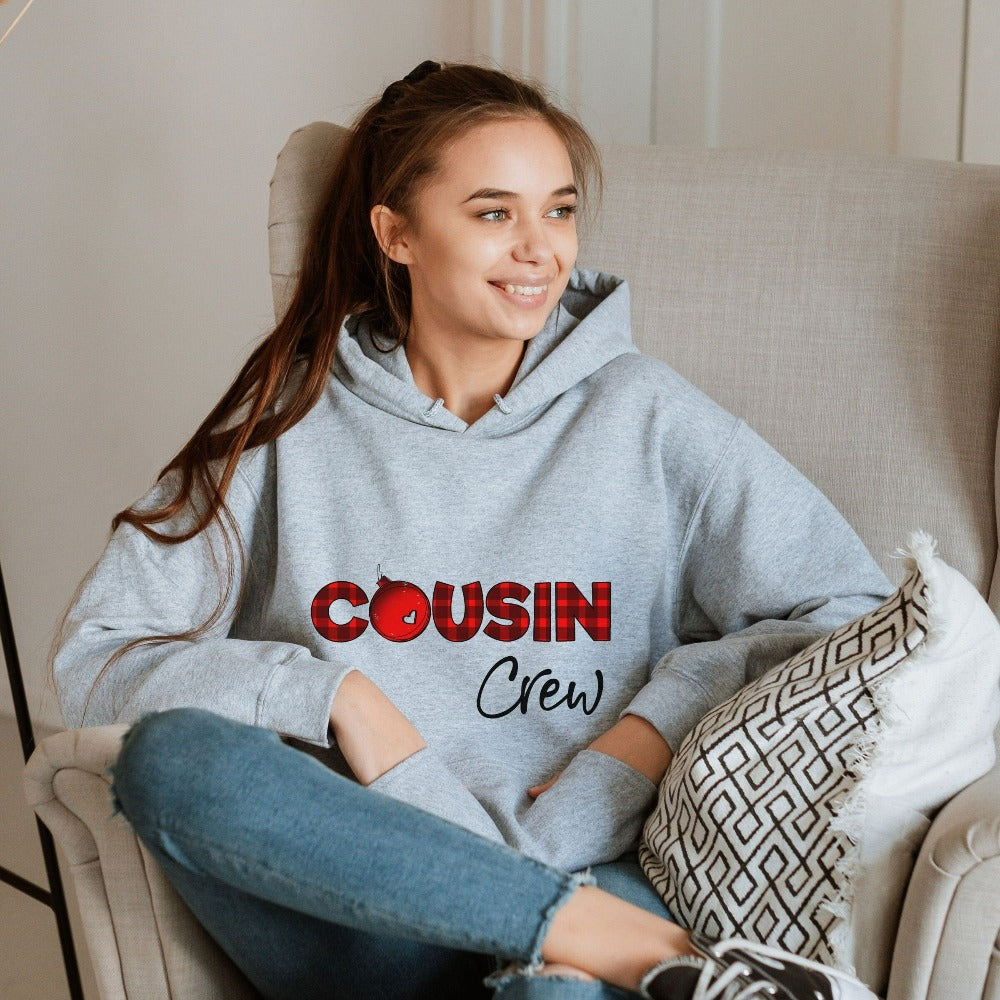 Cousin Christmas Holiday Sweatshirt, Family Matching Christmas Sweatshirts, Christmas Gifts for Cousin Crew, Funny Xmas Gifts