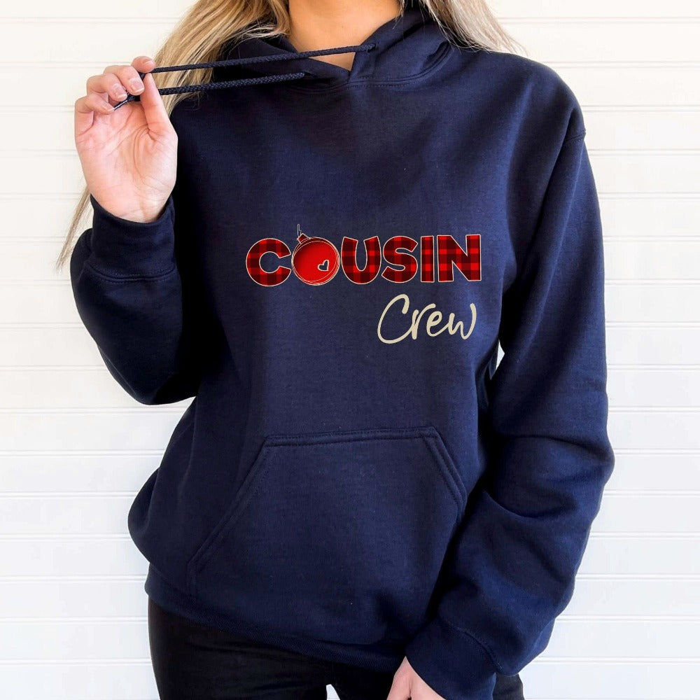 Cousin Christmas Holiday Sweatshirt, Family Matching Christmas Sweatshirts, Christmas Gifts for Cousin Crew, Funny Xmas Gifts