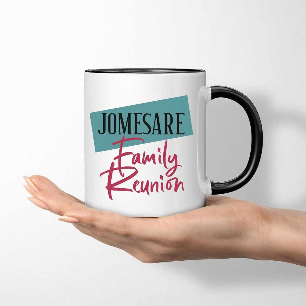 Family Reunion Colorblock Customized Mug