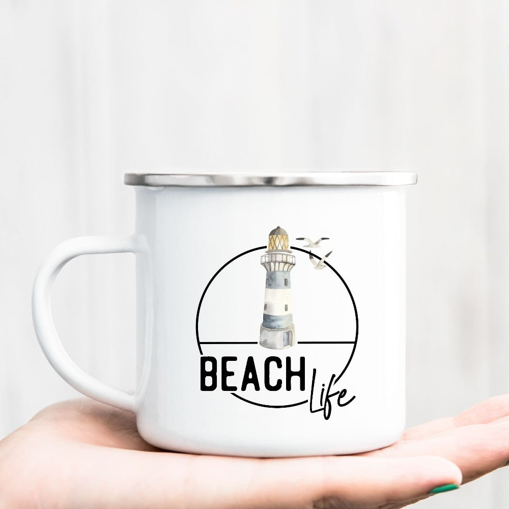 Get the beach life vibe with this casual laidback design. Great gift idea for lake house visit, beach vacation, girls cruise trip or mother daughter weekend vacay getaway. This souvenir is perfect as birthday or anniversary gift for loved one.