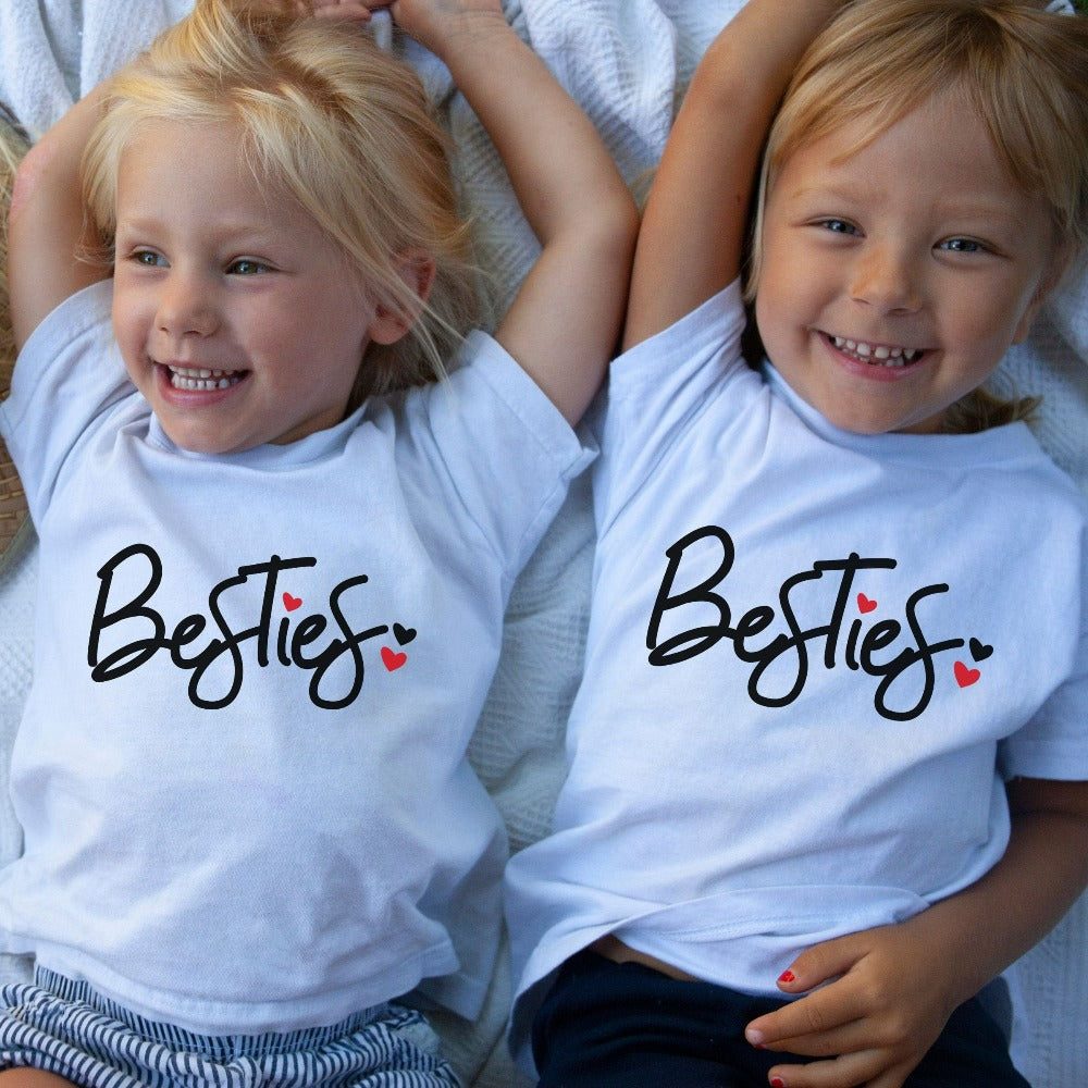 Cute Birthday Gift for Best Friend, Besties TShirt, Matching Sister Shirts, Valentines Day BFF Tees, BestFriends Vacation Tees