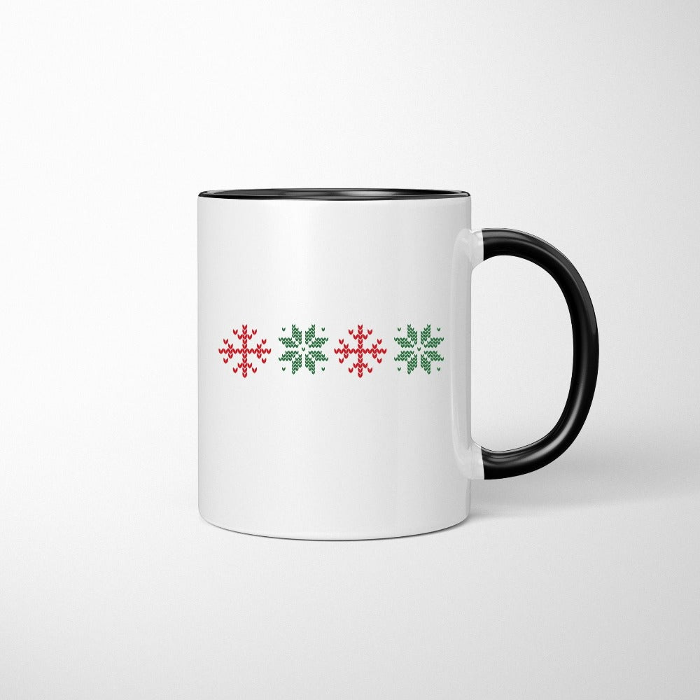 Cute Christmas Mug, Xmas Present for Mom, Grandma Christmas Mug, Family Christmas Campfire Cups, Holiday Coffee Mug, Santa Xmas Cup, House Christmas Cup
