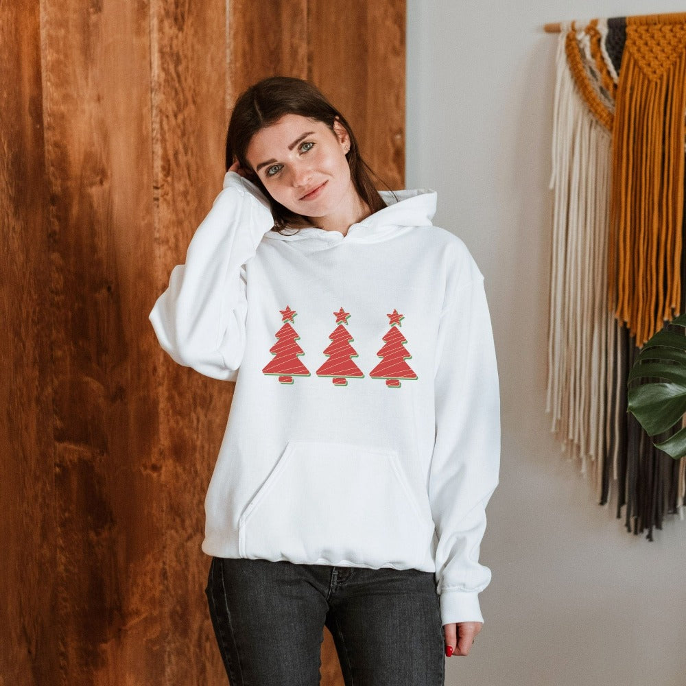 Cute Christmas Sweatshirt for Women Ladies, Holiday Shirt Ideas, Bestfriend BFF Bestie Matching Hoodies for Christmas, Xmas Tree Tee, Winter Sweater, Christmas Gift