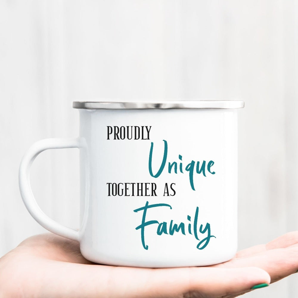 Celebrate family time with this custom matching group mug. A perfect souvenir gift idea for lasting memories during time spent with loved ones. Great for family reunion, vacations, summer break camping, travel adventures and outdoor activities.