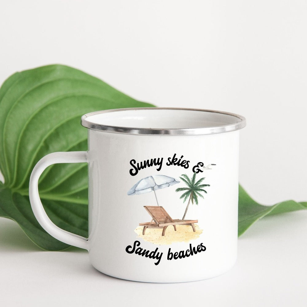 This fun casual beach and cruise life coffee mug is the perfect souvenir reminder of a dream destination vacay. Perfect for cabin, lake house, or boating kind of day, It is an adorable souvenir for your girls trip, mom daughter outing or summer break vacation.