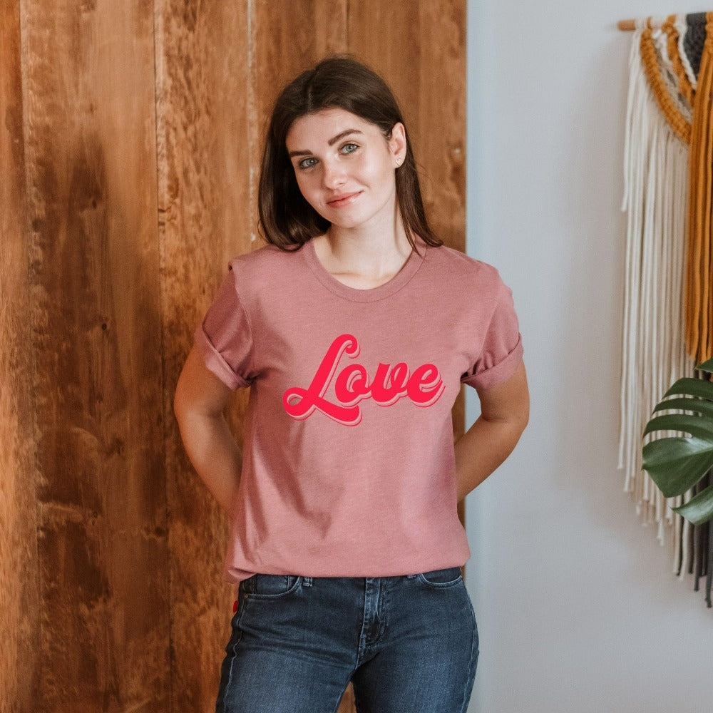 Cute Valentine Shirt, Couples T-shirt for Valentines Day, Women's Valentine's Day Gift, Ladies Valentines Outfit, Gift for Her Him