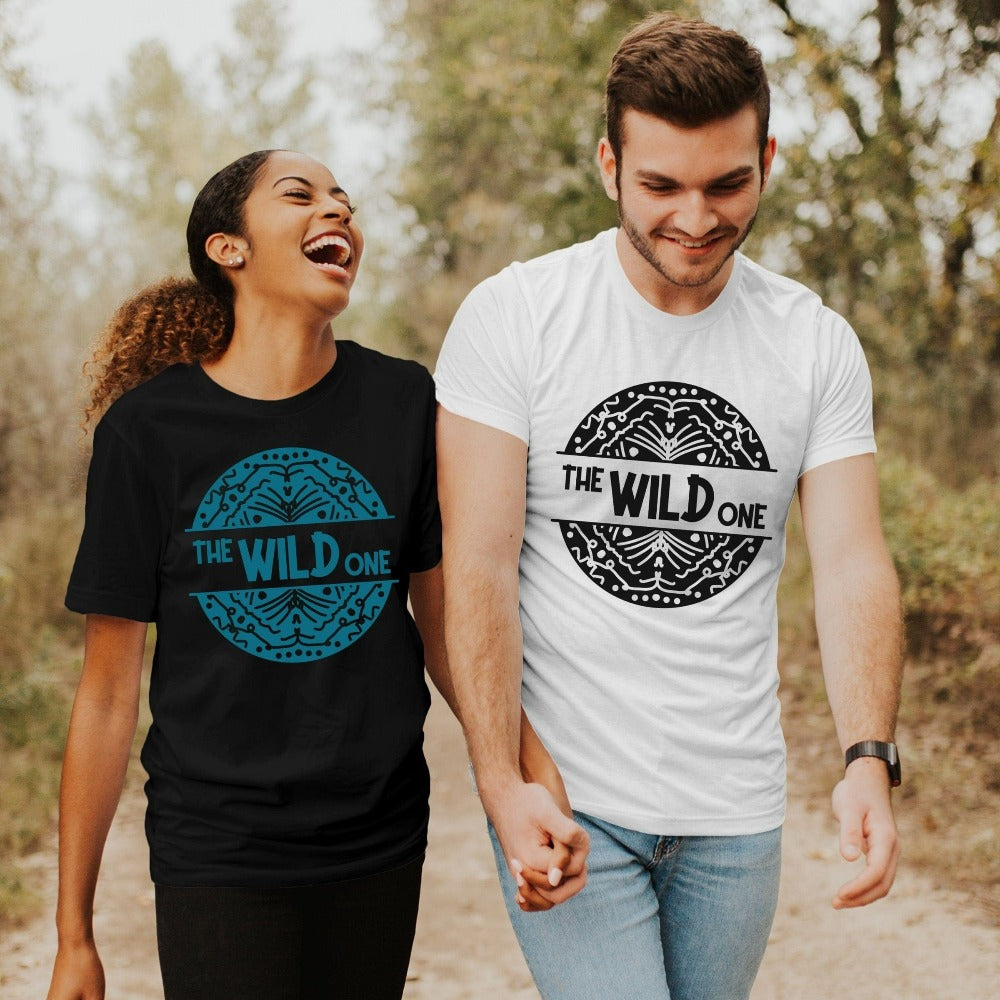 Live on the wild and adventurous side with this unique graphic giftable casual shirt. Perfect for family outdoor expeditions, family reunion, girls trip, fun night out or for watching a western flick on your couch. Memorable birthday, Christmas holiday or Thanksgiving gift idea.