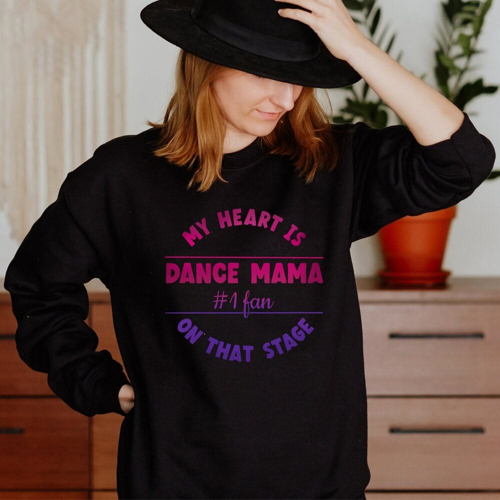 With its stylish, trendy, and comfortable crewneck dancer mama tee, every mother will love to wear it! This is the best time to show your love to your nana, mama, momma, mam and surprise them on their special day with this cute mom gift. Dance Mama Sweater