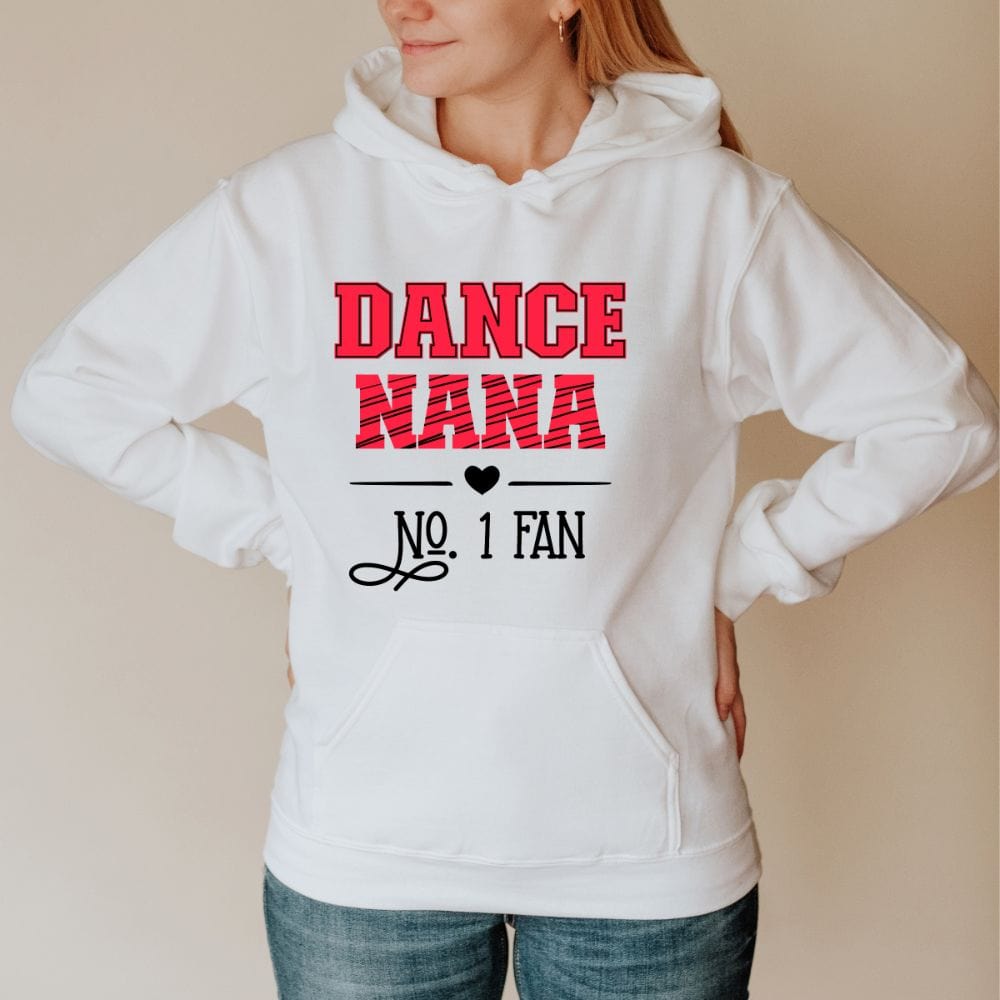 This empowered dance hoodie  is a perfect gift idea. A partner hoodie on a dance competition, jazz and ballet practice. A perfect trendy hoodies for teen, mom, granny or oma, and daughter for birthday and mother's day.