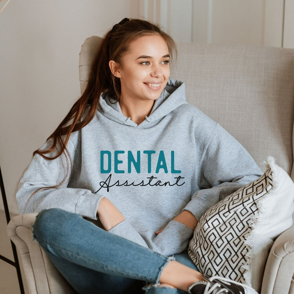 Dental Assistant Sweatshirt, Dental Hygienist Shirt, Dentist Appreciation Gift for Dental Staff RDN, Graduation Gift Dental School