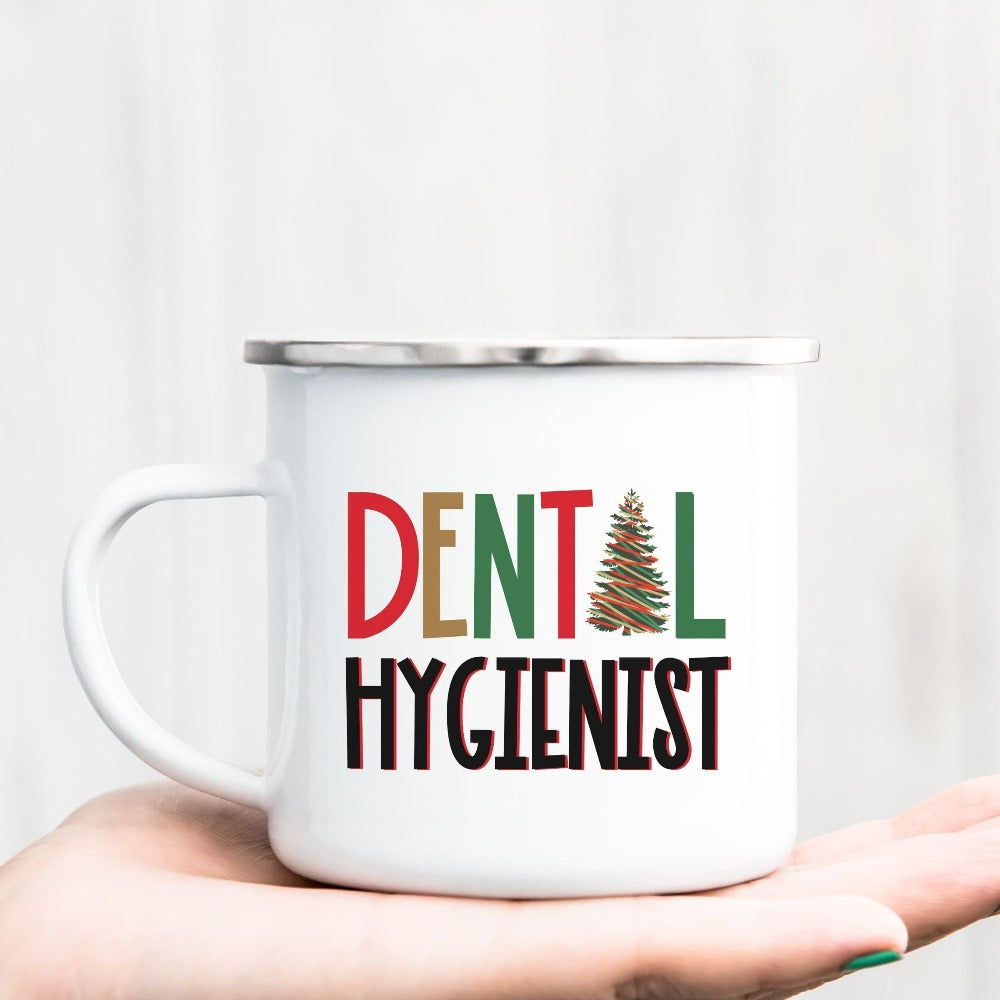 Dental Hygienist Christmas Gifts, Dental School Holiday Mug, Dentist Assistant Christmas Mug, Dental Clinic Christmas Cup, Xmas Mugs