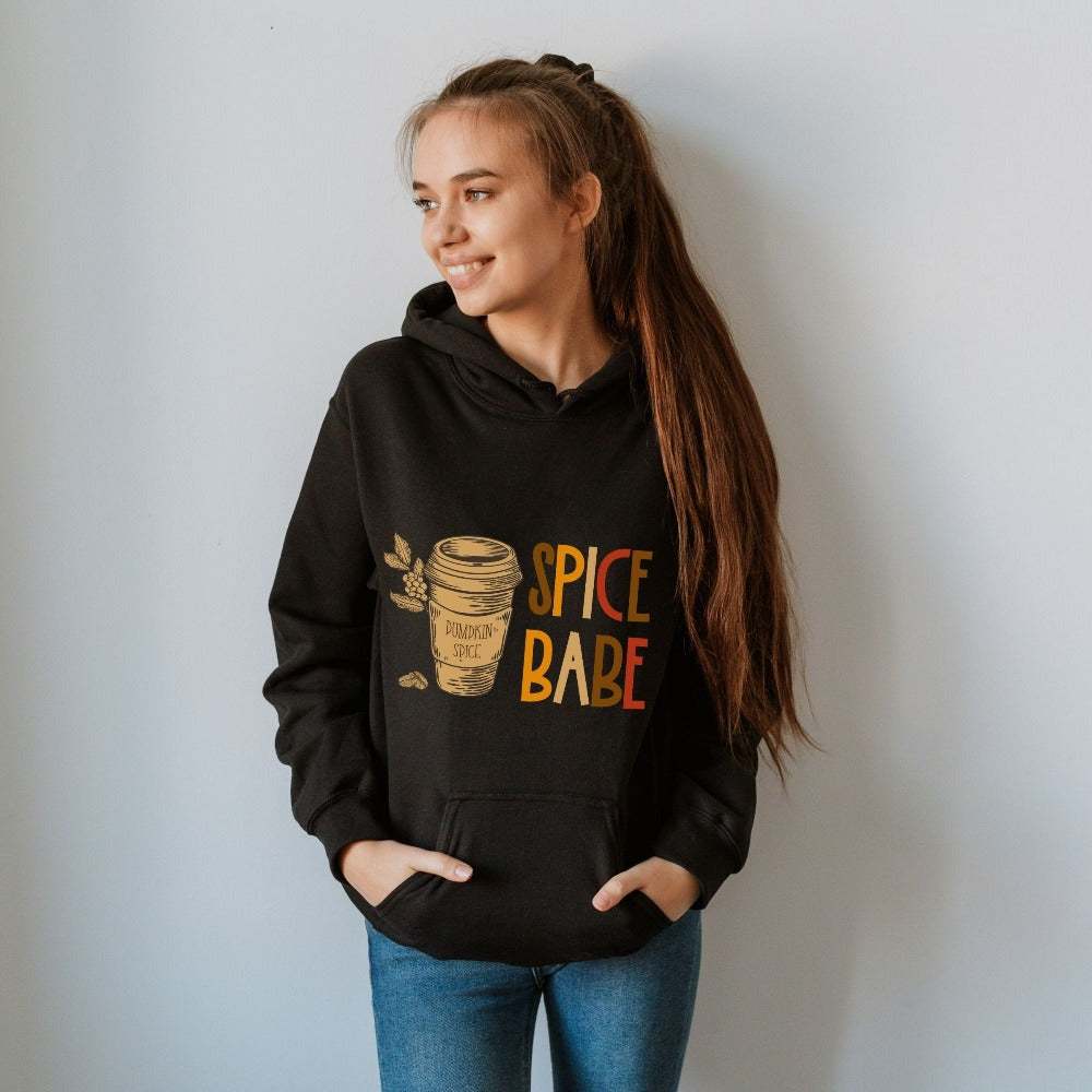 Pumpkin Spice Season Fall Sweatshirt. Ready for pumpkin harvests, bonfires, adorable gifts, hayrides, family thanksgiving reunions, vibrant autumn colors, Halloween and all things cozy? Grab this super adorable shirt perfect for the holiday season's activities.
