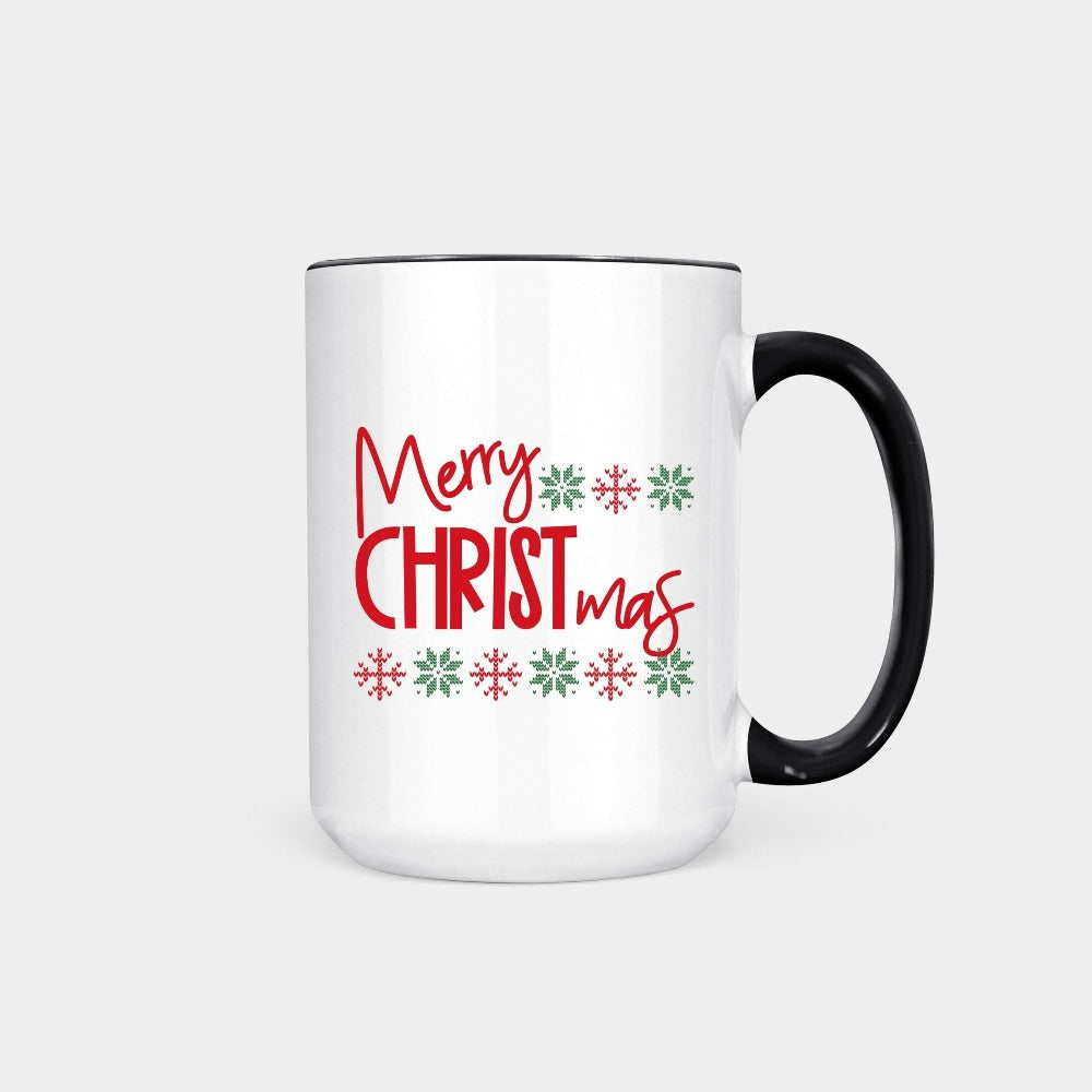 Family Christmas Mug, Winter Holiday Coffee Mug, Hot Chocolate Mug, Christmas Gift Ideas, Christmas Season Greeting Cup, Holiday Cups
