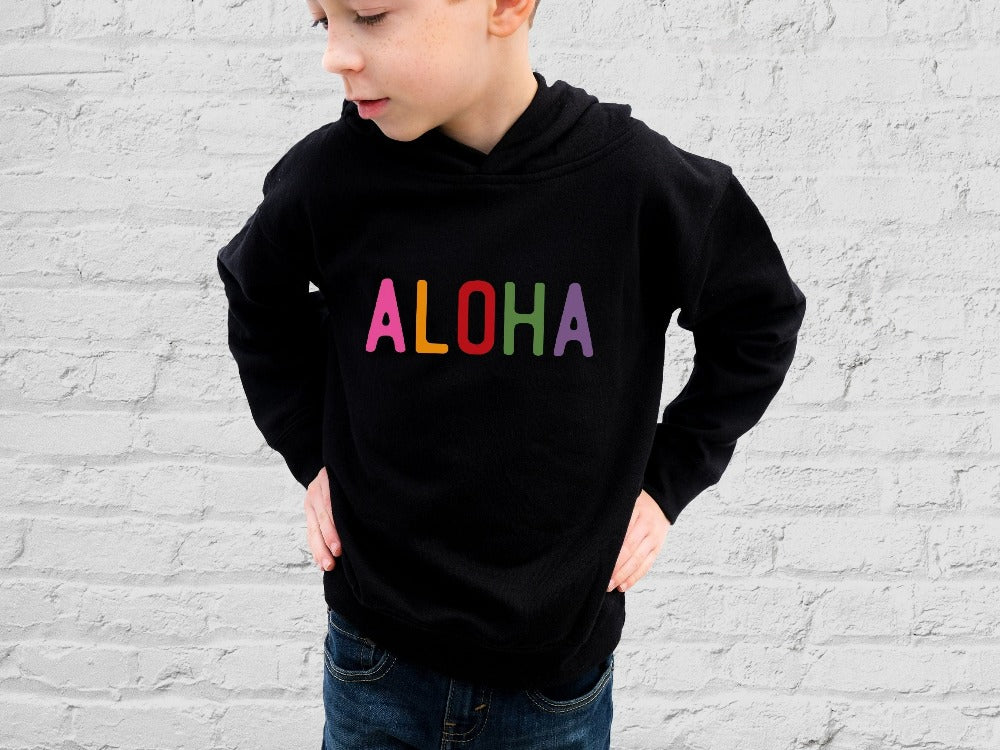 Aloha with this cute vacation apparel for your family beach island cruise, dream destination honeymoon getaway, mother daughter weekend adventure, girls trip matching outfit. This perfect vibrant Hawaii travel souvenir is great for your summer break gift for your favorite traveler crew