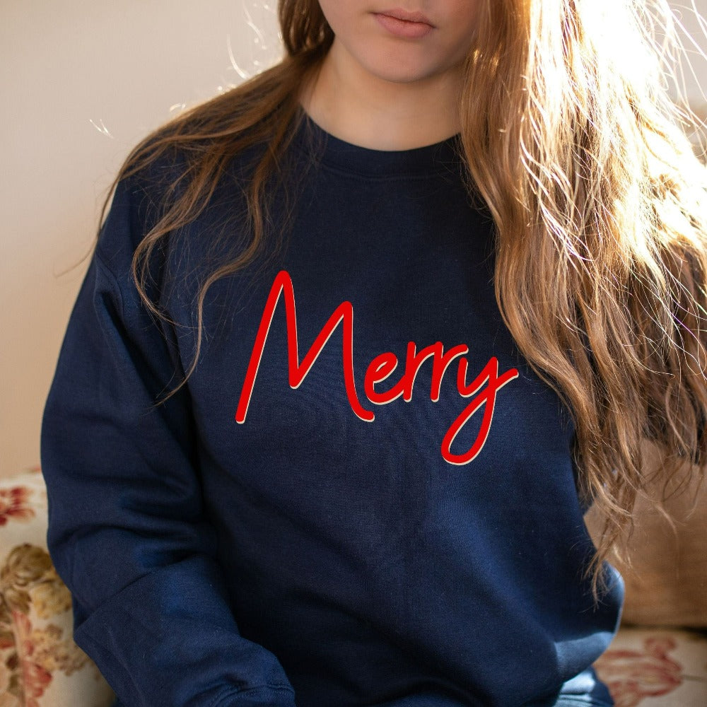 Family Holiday Sweater, Cute Christmas Shirt, Winter Lover Sweater, Matching Christmas Vacation Outfit for Friends, Xmas Sweatshirt, Holiday Gifts