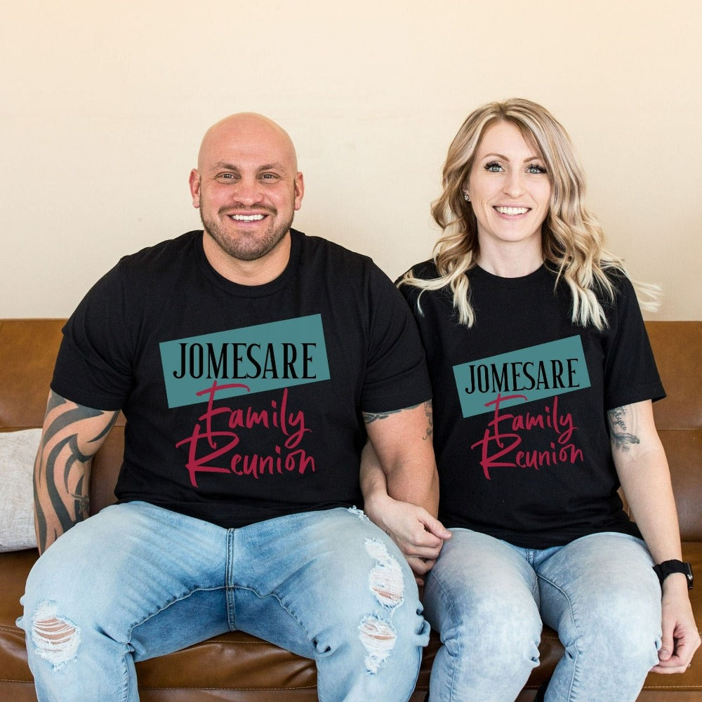 Celebrate family time with this custom matching group casual shirt. A perfect souvenir gift idea for lasting memories during time spent with loved ones. Great for family reunion, vacations, summer break camping and other adventures and outdoor activities.