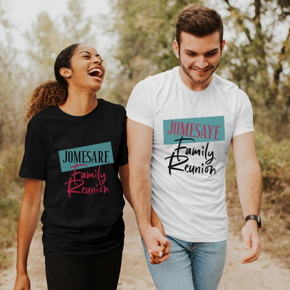 Celebrate family time with this custom matching group casual shirt. A perfect souvenir gift idea for lasting memories during time spent with loved ones. Great for family reunion, vacations, summer break camping and other adventures and outdoor activities.