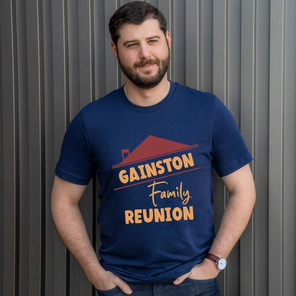 Jonomea Family Reunion Colorblock Customized T-Shirt Navy / Adult-Large