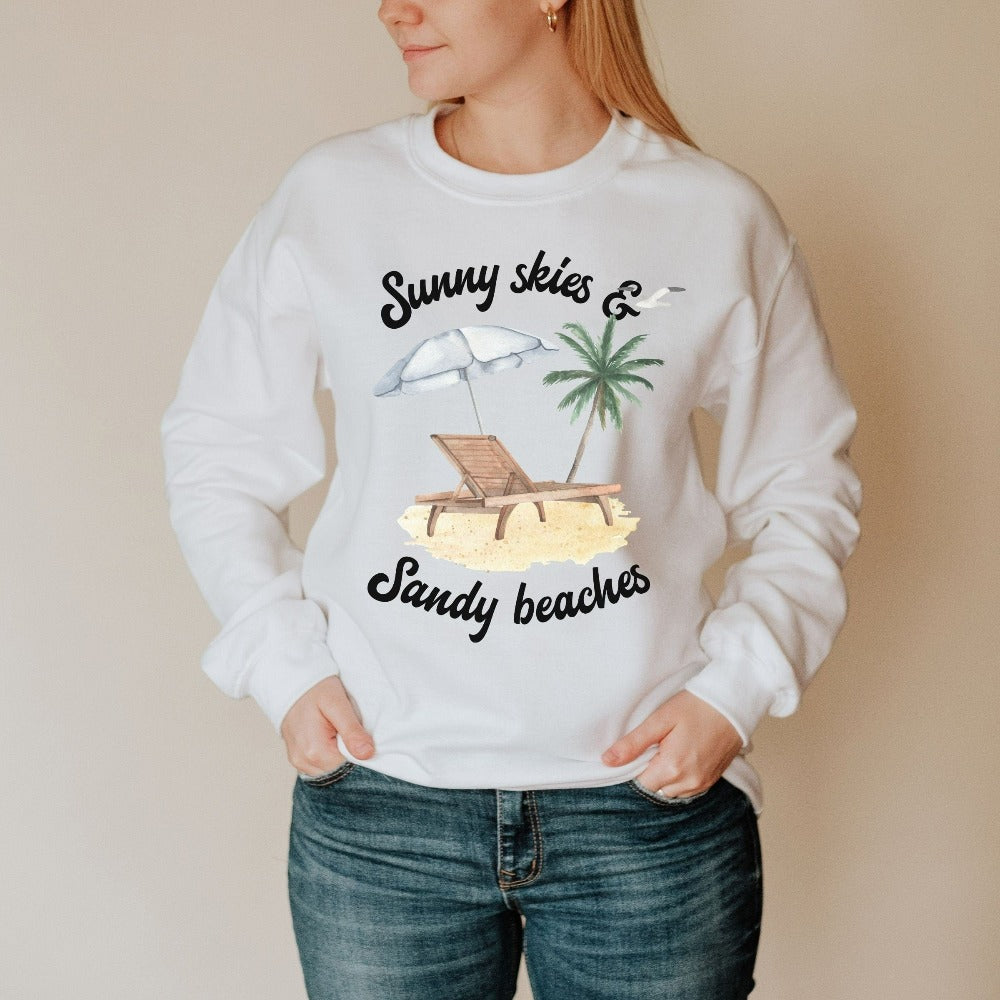 This fun casual beach and cruise life outfit is the perfect everyday comfy top for a dream destination vacay. Perfect for cabin, lake house, or boating kind of day. Adorable souvenir for your girls trip, mom daughter outing or summer break vacation.