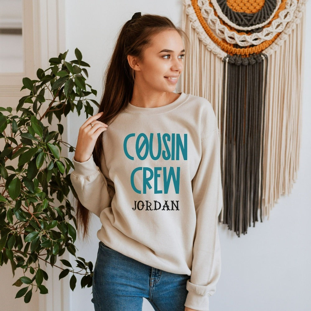 Cousin Crew Bold Customized Sweatshirt – Jonomea