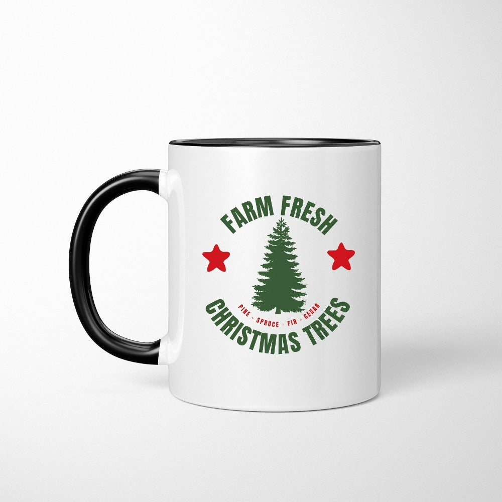 Farmhouse Christmas Mug, Hot Chocolate Mugs, Holiday Season Christmas Coffee Mug, Grandma Christmas Mug, Cousin Sleepover Movie Marathon Beverage Mug Cup