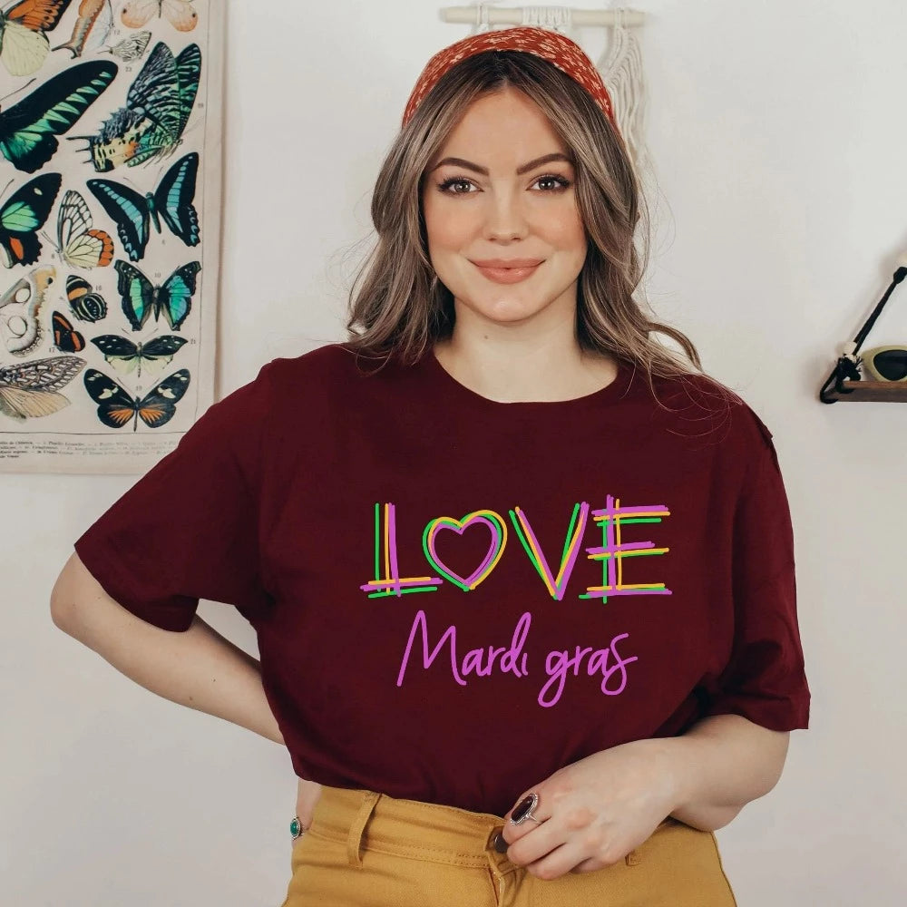 Love Mardi Gras T-Shirt – Jonomea