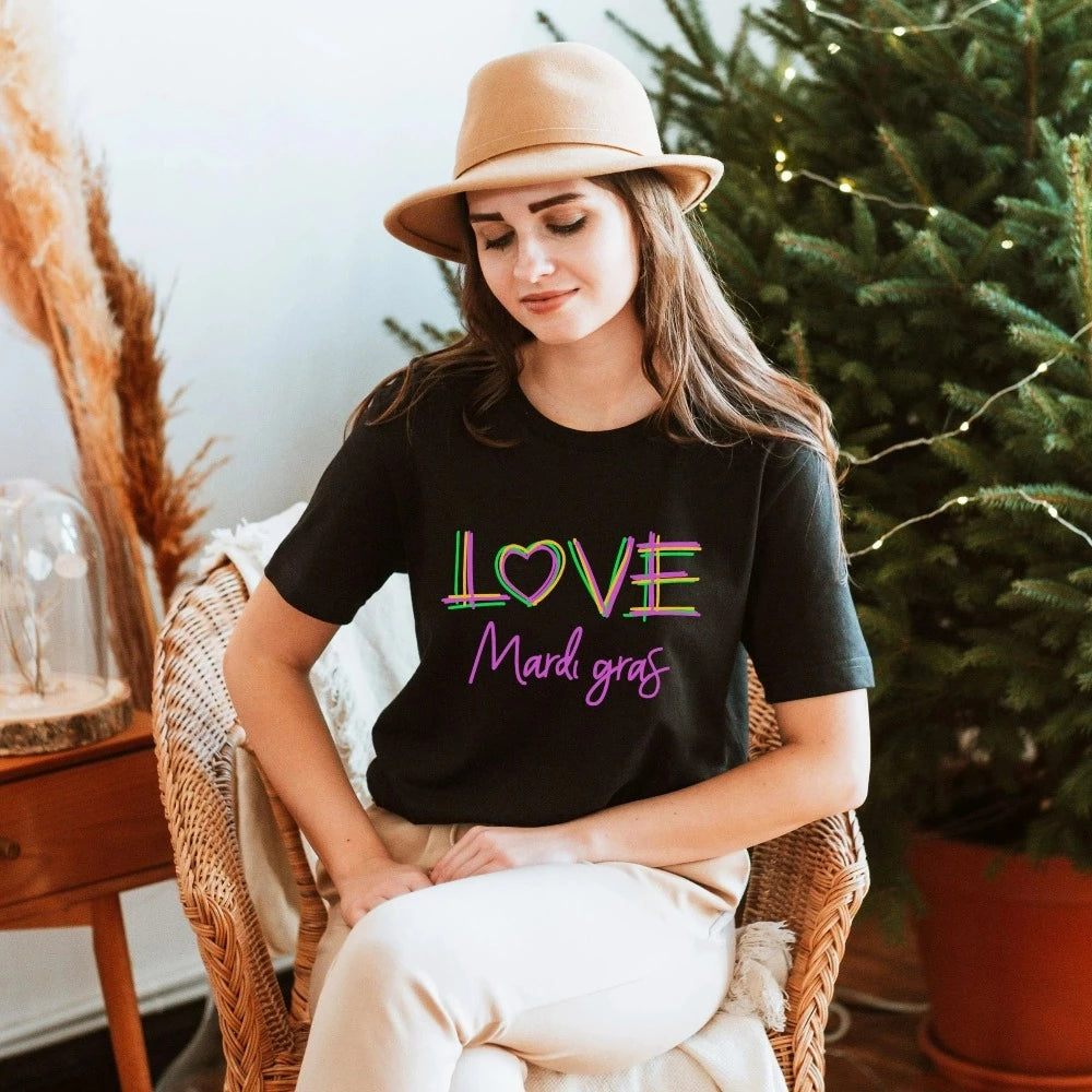 Love Mardi Gras T-Shirt – Jonomea
