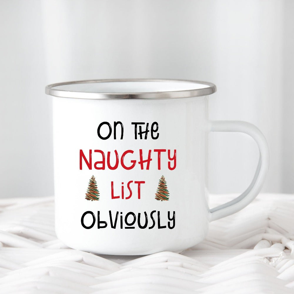 Funny Christmas Coffee Mug, Hot Chocolate Mug, Christmas Gift for Family, Holiday Cup Ideas, Cute Santa Gift, Christmas Campfire Mug, Xmas Gift