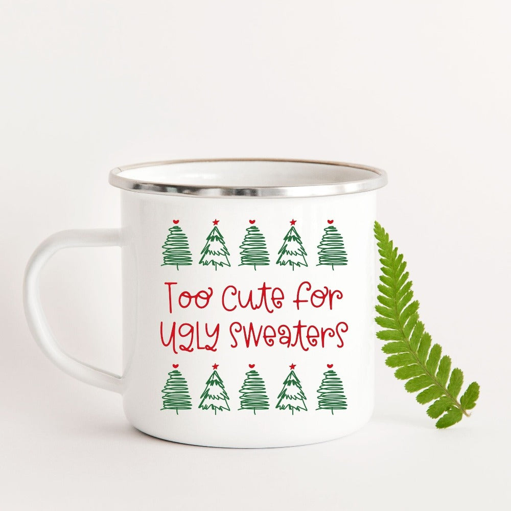 Funny Christmas Gift Mug, Cute Winter Holiday Cup, Family Vacation Christmas Mug, Xmas Present for Mom, Office Christmas Party Cup