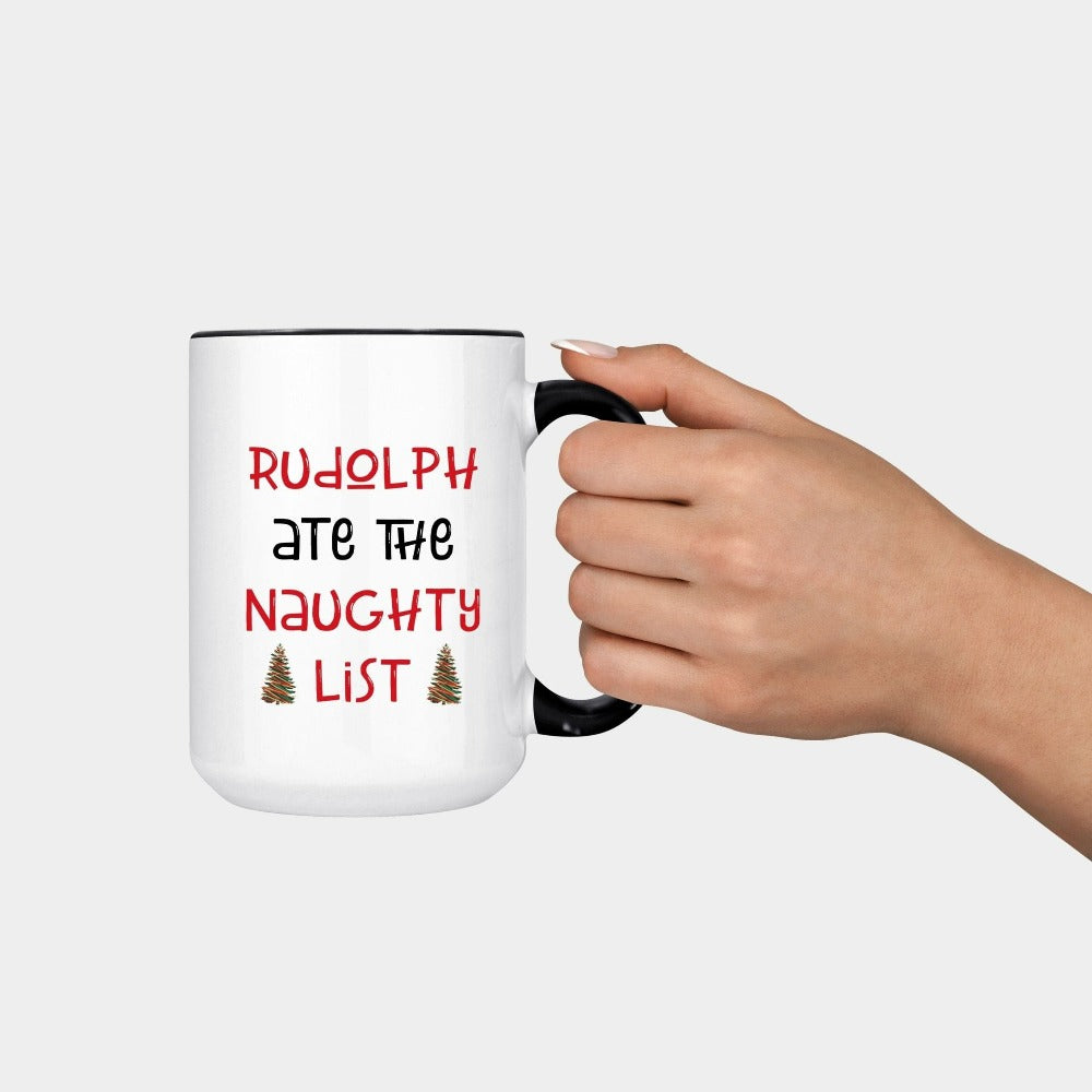 Funny Christmas Mug Sayings, Family Holiday Gift Ideas, Hot Chocolate Christmas Mug, Trendy Xmas Cup, Cute Merry Christmas Coffee Mug 